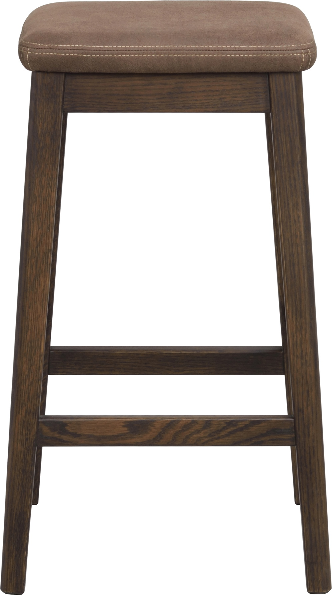 Barstol/barkrakkestol Rowico Livermore - FSC-certificeret eg & brun Textaafoam-læder H68ÃB40ÃD40 cm sæt 2