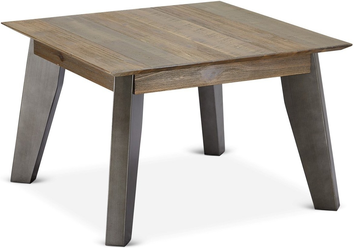 Hjørnebord/sidebord Raymond & Hallmark Derby  -  Akacietræ 45x70x70 cm brun/antracit