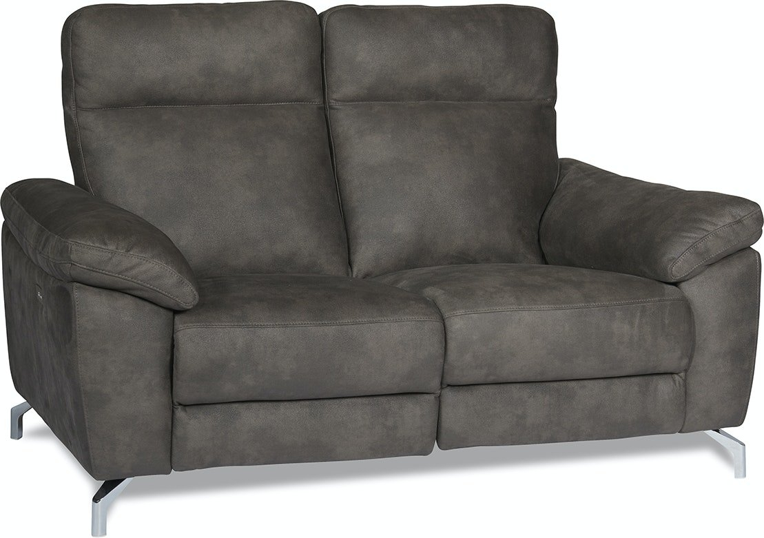 2-personers stofsofa Raymond & Hallmark Edinburgh Grå/Brun  -  162Ã96Ã101 cm