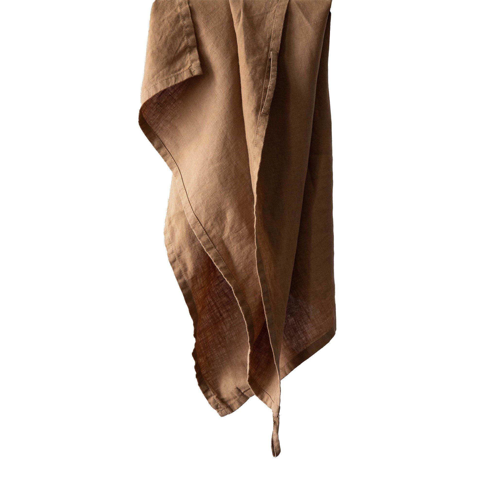 Tell me more Viskestykke i hør 50x70 cm, hazelnut