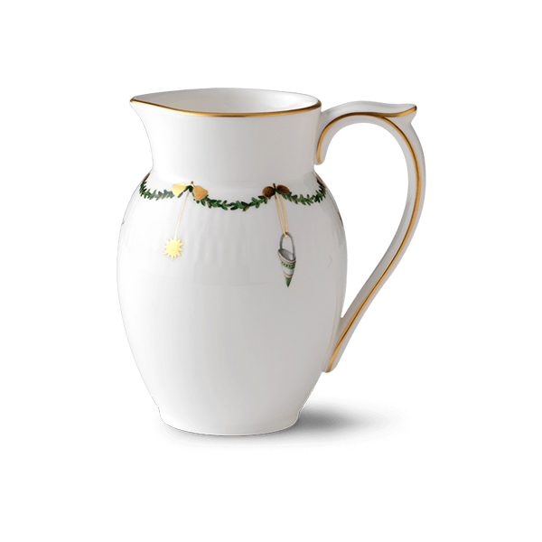 Royal Copenhagen Stjerne Riflet Jul flødekande - 39 cl  : Erling Christensen Møbler
