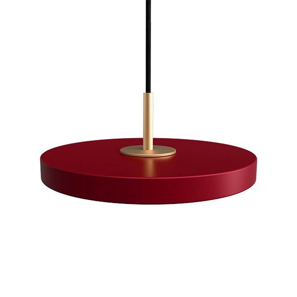 Umage Asteria pendel - Mini - Ruby red / Messing  : Erling Christensen Møbler