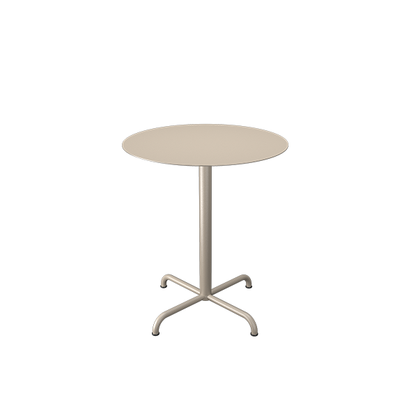 HOUE - Pico cafébord med ben - Ø64 cm - Beige  : Erling Christensen Møbler