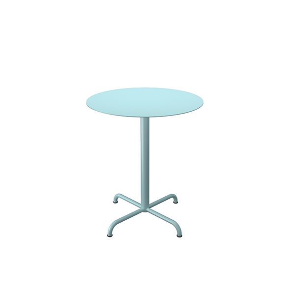 HOUE - Pico cafébord med ben - Ø64 cm - Blå  : Erling Christensen Møbler