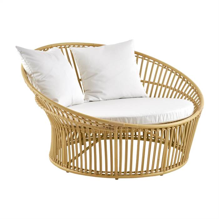 Sika Design Olympia Nest Exterior - Naturel, B450 White - inkl. 2 stk. rygpuder Quick Dry - B450-White : Erling Christensen Møbler