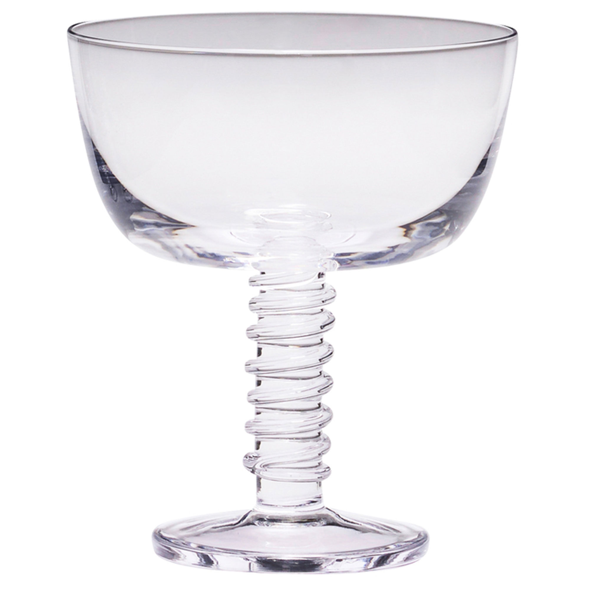 Hübsch Clink Champagneglas, klar