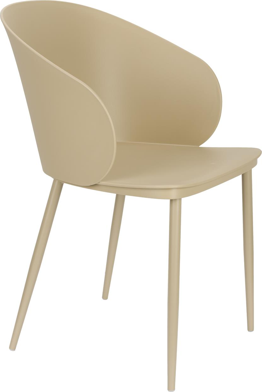 Spisebordsstol Studio White Gigi stenlysgrå stål 55,5Ã56,5Ã80,5 cm