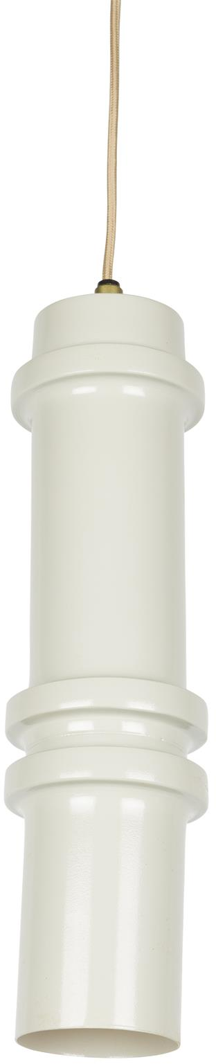 Pendellampe Studio White Duct perlemor Ø10ÃH37 cm jern IP20 dæmpbar