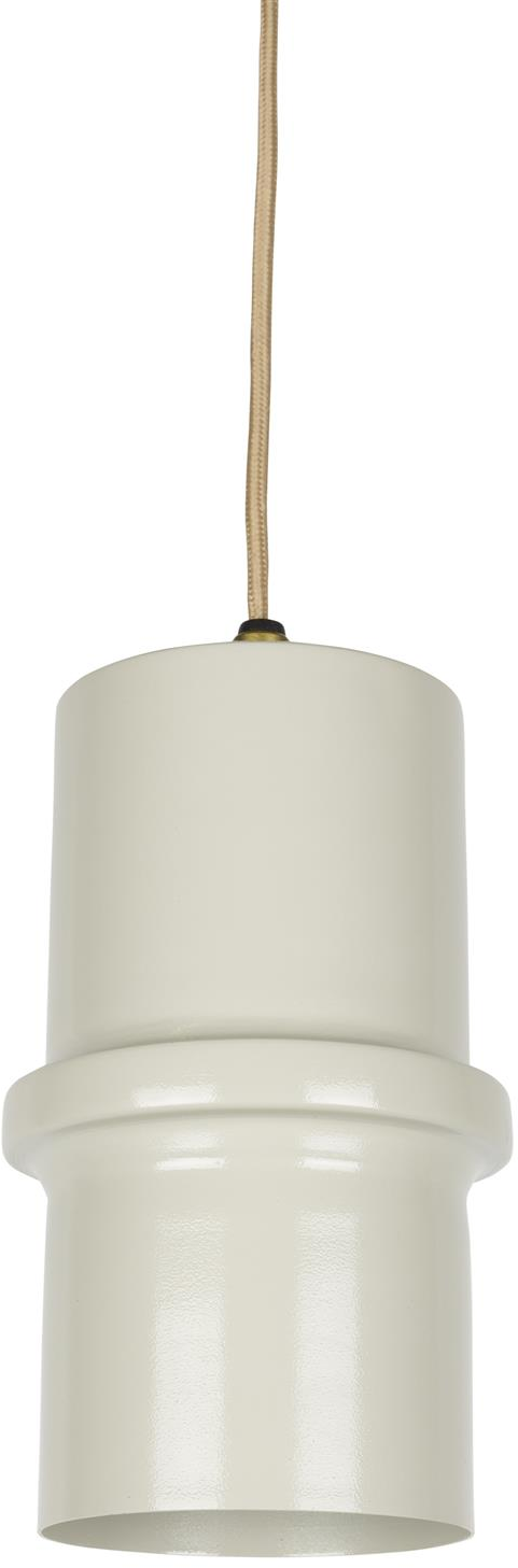Pendellampe Studio White Duct lysgrå jern H21xØ12 cm dæmpbar E14 hængelampe