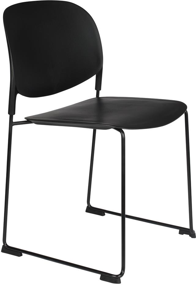 Spisebordsstol Studio White Stacks antracit polypropylen stabelbar