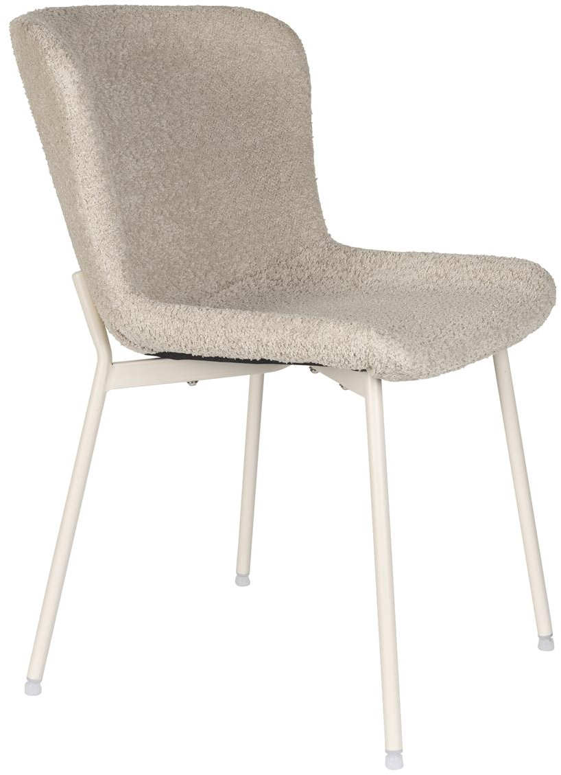 Spisebordsstol Studio White Marion spisestuestol stenlysgrå polstret jernramme