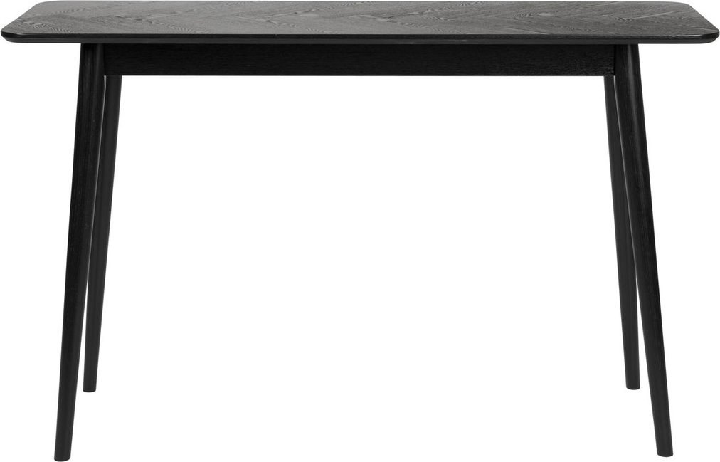 Konsolbord Studio White Fabio antracit egetræ finér L120xD40xH75 cm