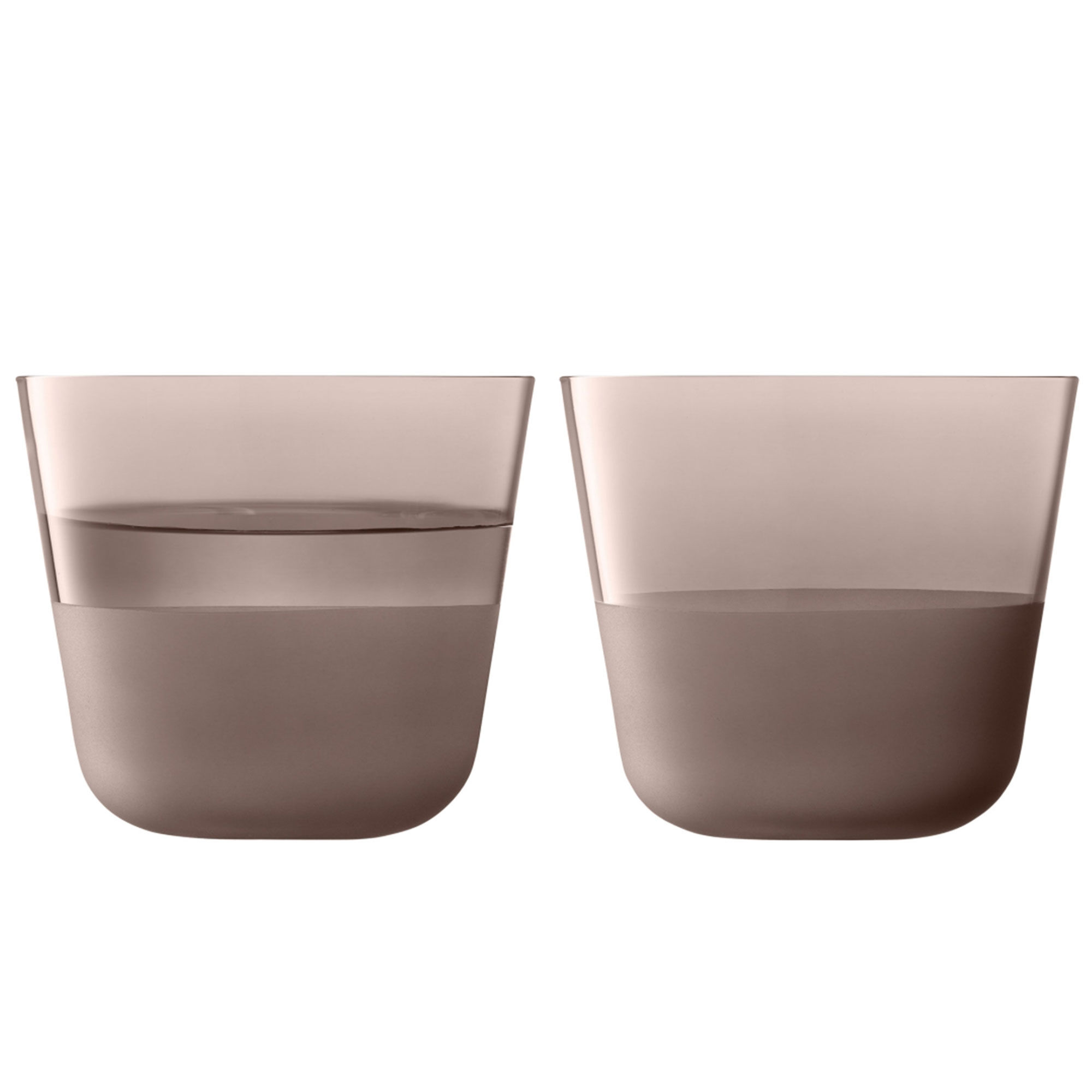 LSA Arc Contrast Earth drikkeglas, 2-pak