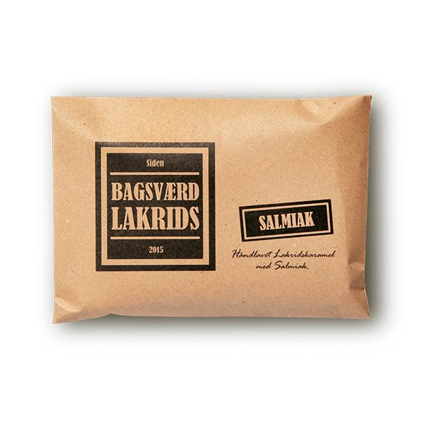 Bagsværd Lakrids Plade - Salmiak 160 g.  : Erling Christensen Møbler
