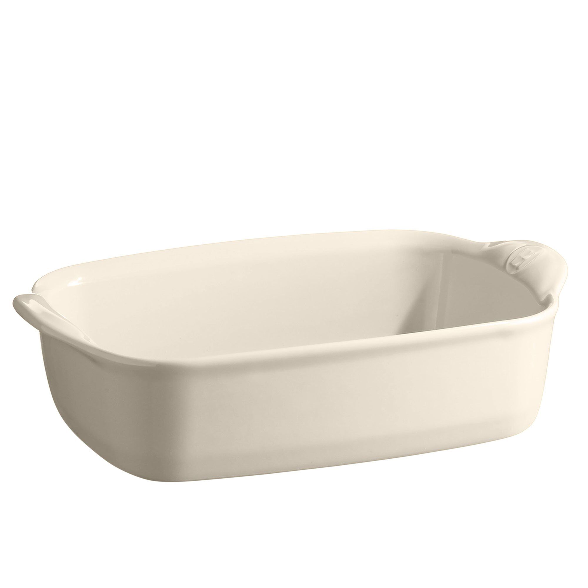 Emile henry Rektangulær ovnfast form 0,7 liter, cream