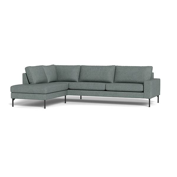 Erling Christensen Møbler Sindal sofa med open-end - Mouse grey : Erling Christensen Møbler  : Erling Christensen Møbler