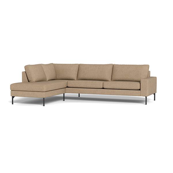 Erling Christensen Møbler Sindal sofa med open-end - Beige brown : Erling Christensen Møbler  : Erling Christensen Møbler