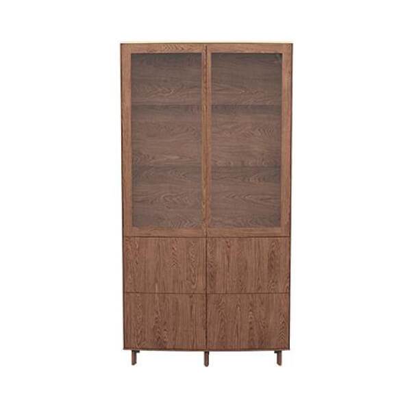 Skovby SM410 vitrine - Olieret valnød  : Erling Christensen Møbler