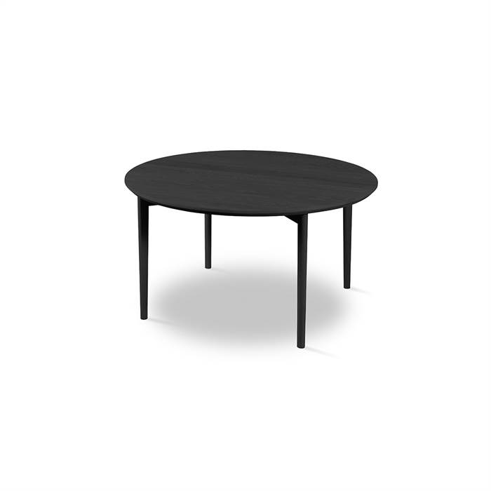 Skovby SM243 / SM265 sofabord - Ø 99 cm - Bordplade: Sortlakeret eg  : Erling Christensen Møbler