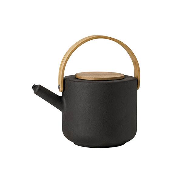 Stelton Theo tekande 1,25 l. - Sort  : Erling Christensen Møbler