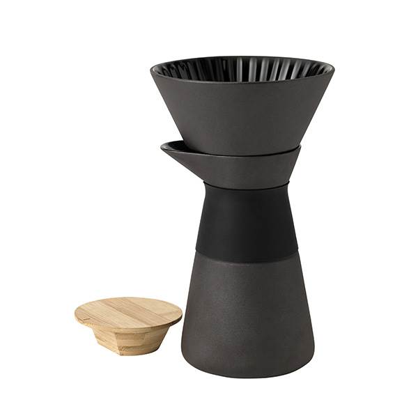 Stelton Theo kaffebrygger - 0,6 l. - sort  : Erling Christensen Møbler