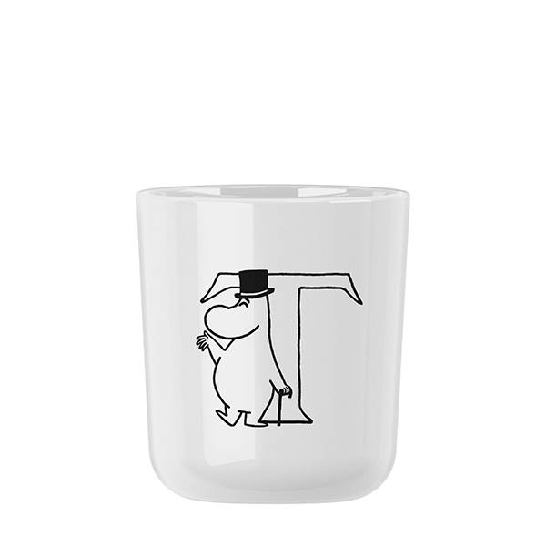 Rig-Tig Moomin ABC kop 0,2 l  - Moomin white - T  : Erling Christensen Møbler