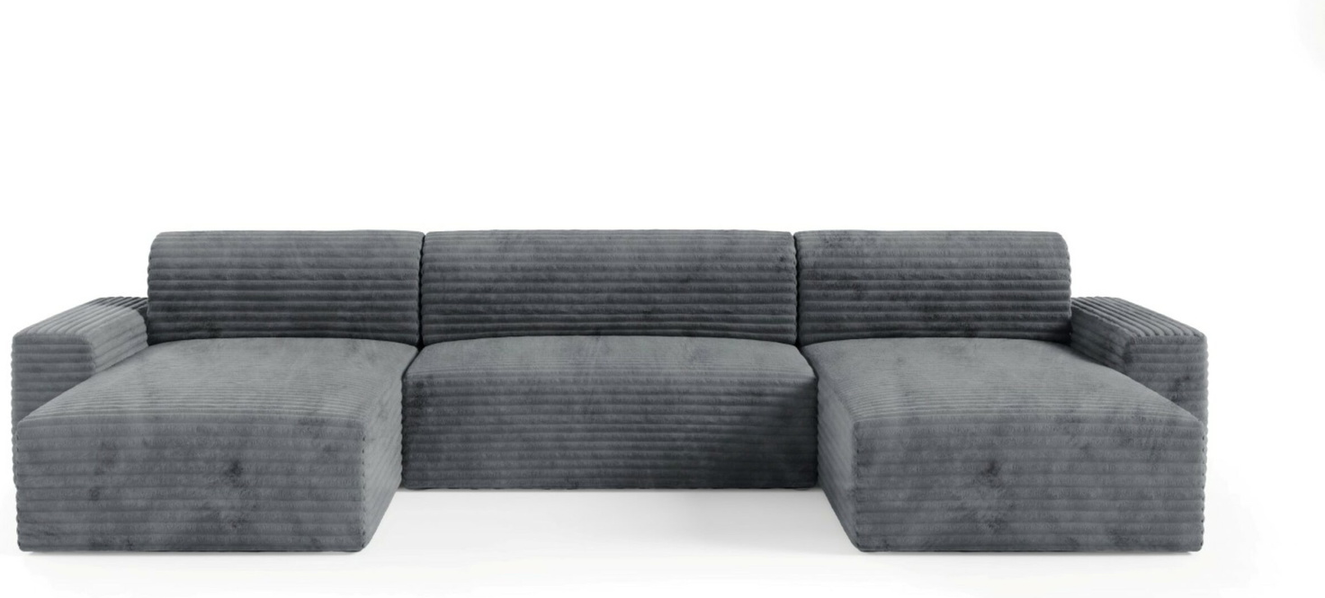 U-sofa Maison Vellé Calira Tilia 90 stof B300xD185 cm med sovefunktion 340x140 cm
