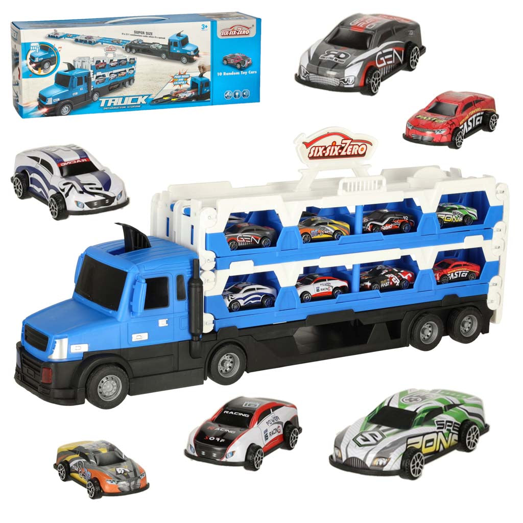 Biltrailertransporter foldbar XXL blå