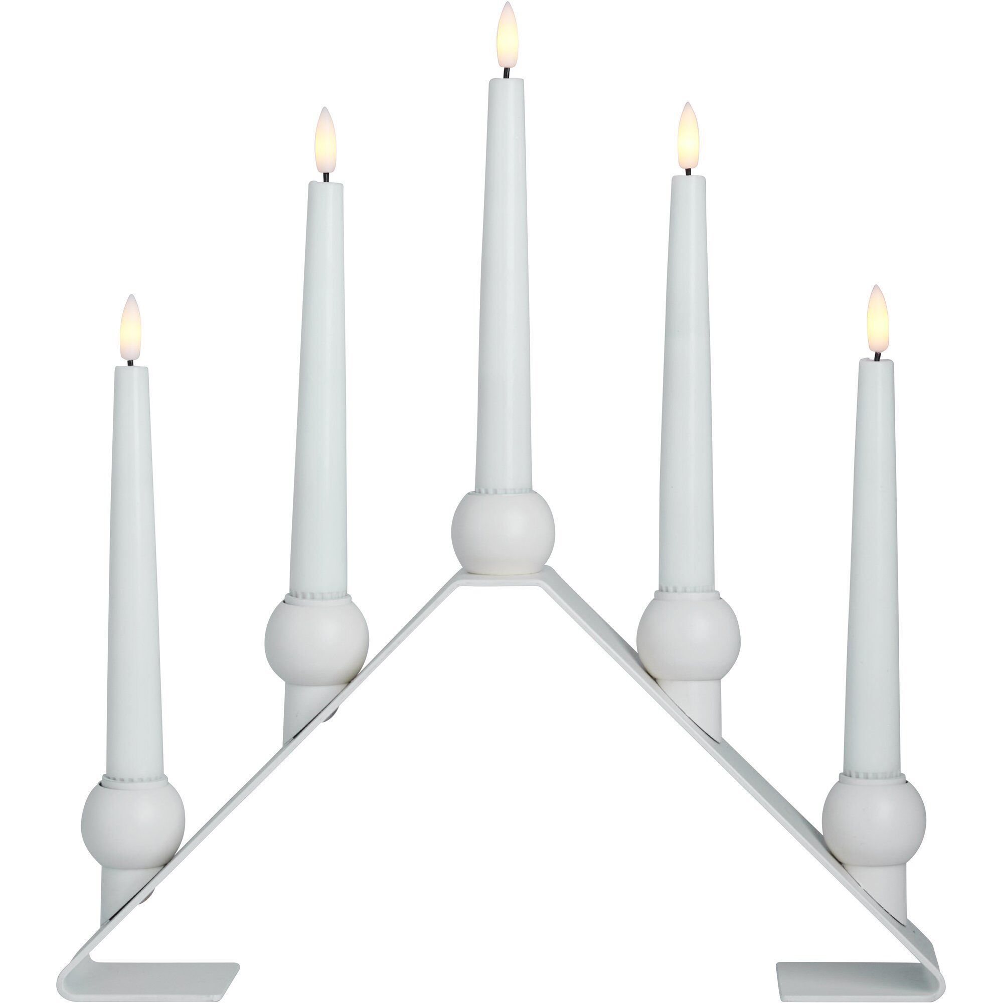 Watt&veke Luna adventslysestage, hvid