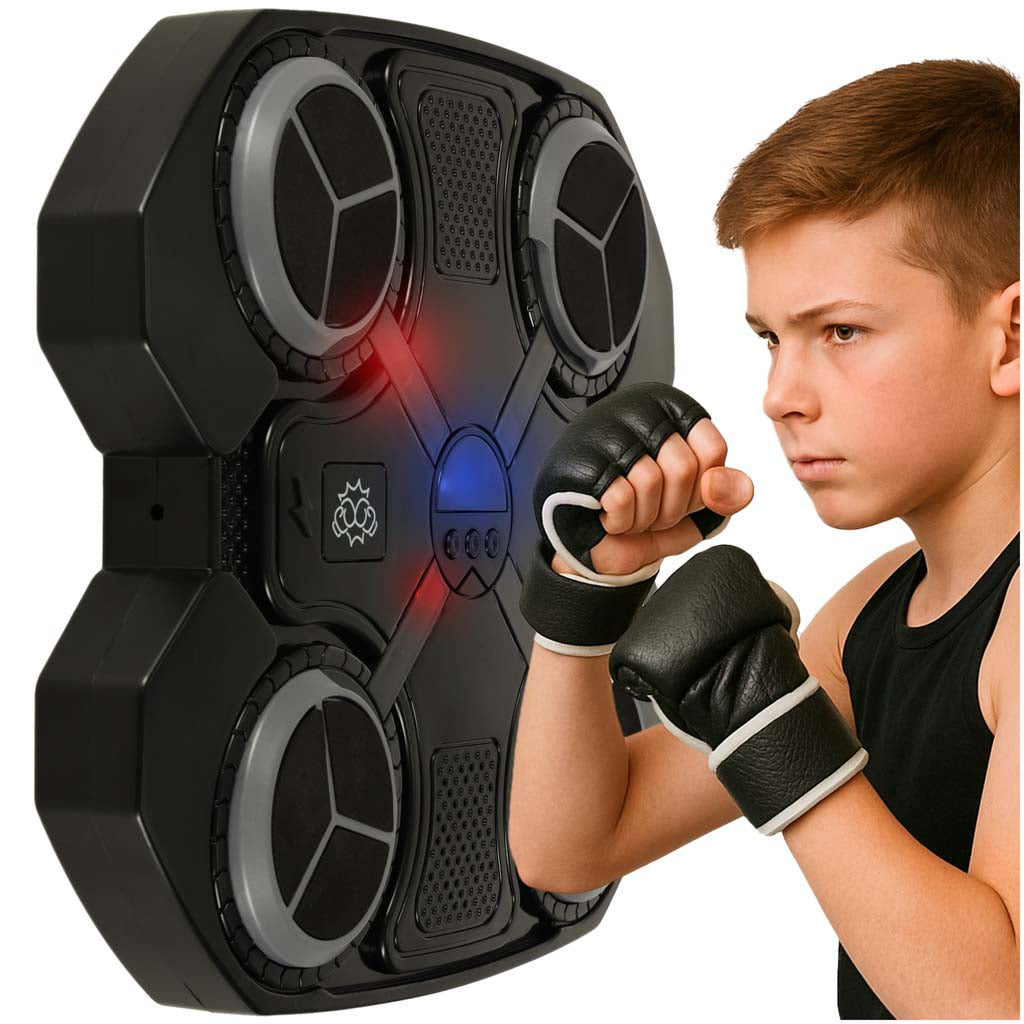 Bokseskjold vægtræner musik Bluetooth LED USB
