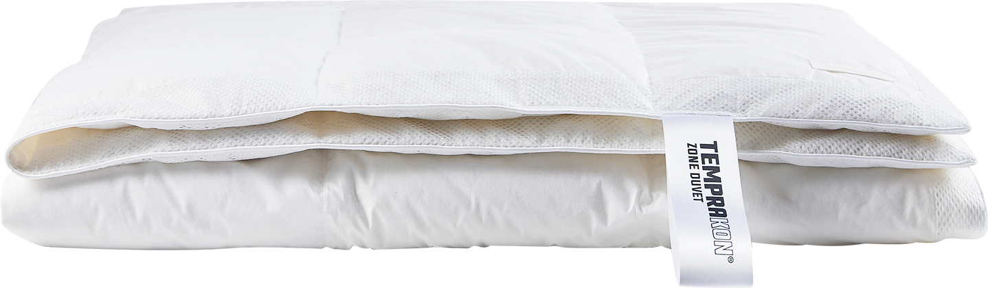 Lunedyne Temprakon ZONE 240x220 cm  -  850 g TempraDown, 100% bomuld, TempraCool & OEKO-TEX