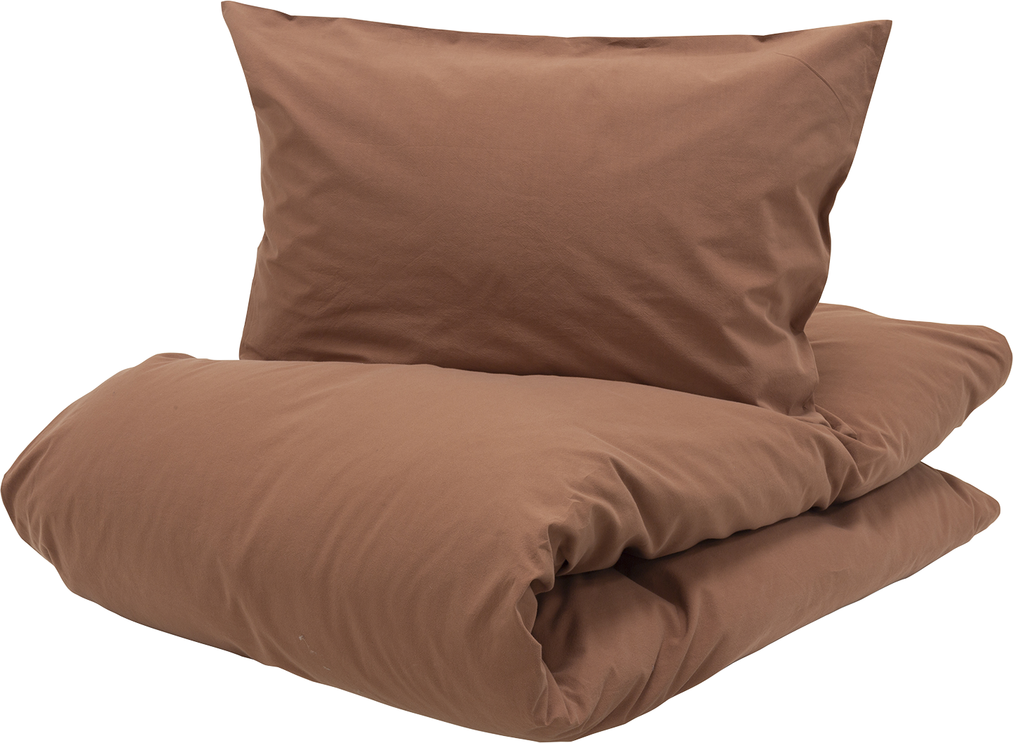 Sengesæt Turiform CHILL, dynebetræk og pudebetræk 200x220 cm, 100 % Staut bomuld, diskret rød