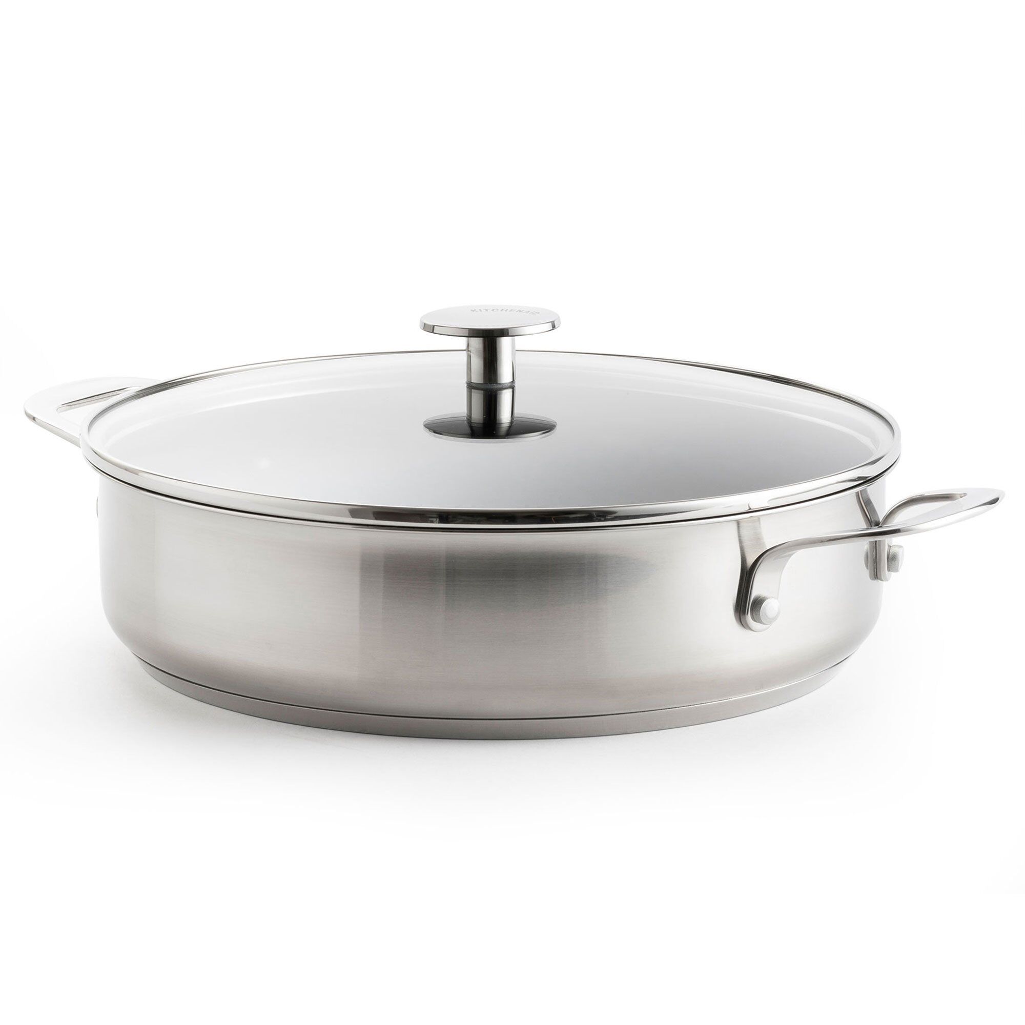 Kitchenaid Stegepande 28 cm, rustfrit stål