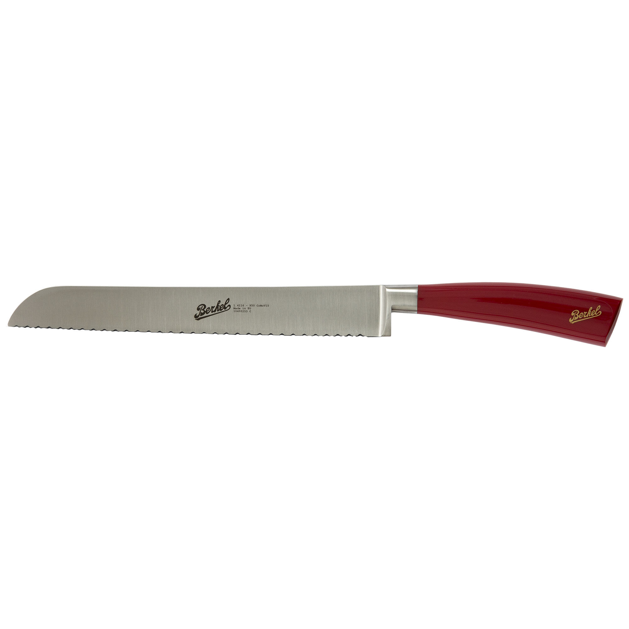 Berkel Elegance brødkniv 22 cm, rød