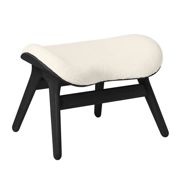Umage A Conversation Piece Ottoman - sort eg - Teddy white  : Erling Christensen Møbler