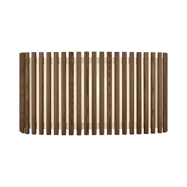 Umage Komorebi skærm - Rectangular - large / mørk eg  : Erling Christensen Møbler