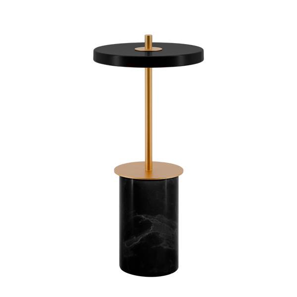 Umage Asteria Move Mini - Transportabel lampe - Black marble  : Erling Christensen Møbler
