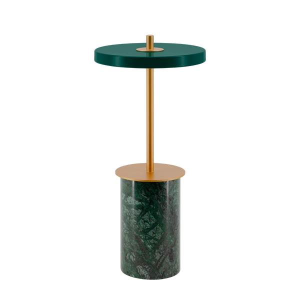 Umage Asteria Move Mini - Transportabel lampe - Green marble  : Erling Christensen Møbler