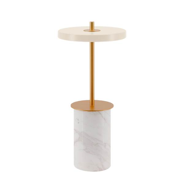 Umage Asteria Move Mini - Transportabel lampe - White marble  : Erling Christensen Møbler