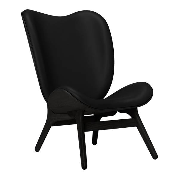 Umage A Conversation Piece - Høj - Black Oak/Sort læder  : Erling Christensen Møbler