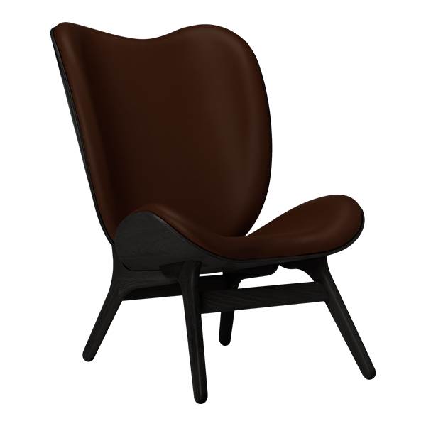 Umage A Conversation Piece - Høj - Black Oak/Brun læder  : Erling Christensen Møbler