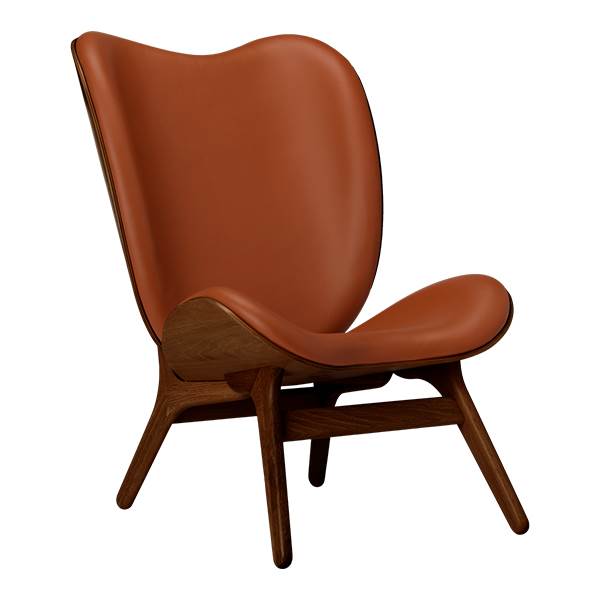 Umage A Conversation Piece - Høj - Dark Oak/Cognac læder  : Erling Christensen Møbler
