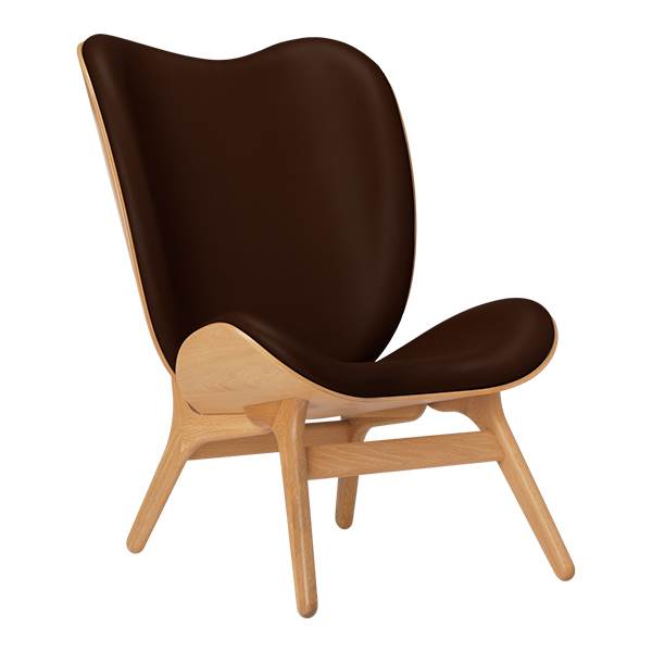 Umage A Conversation Piece - Høj - Oak/Brun læder  : Erling Christensen Møbler