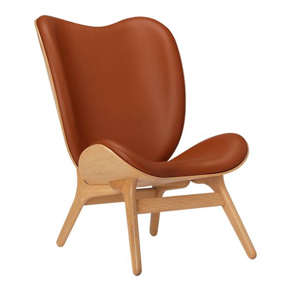 Umage A Conversation Piece - Høj - Oak/Cognac læder  : Erling Christensen Møbler