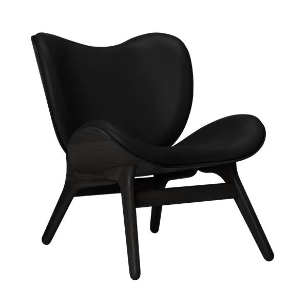 Umage A Conversation Piece - Lav - Black Oak/Sort læder  : Erling Christensen Møbler