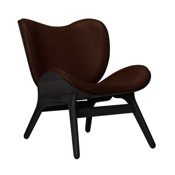 Umage A Conversation Piece - Lav - Black Oak/Brun læder  : Erling Christensen Møbler