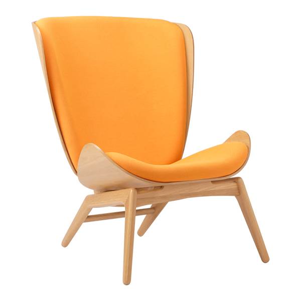 Umage The Reader lænestol - Oak/Tangerine  : Erling Christensen Møbler