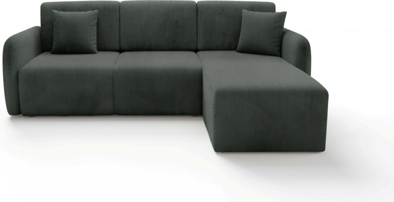 Hjørnesofa Maison Vellé Sorella Poso 60 245 cm, loungesofa og sovesofa 200x140, opbevaring, vendbar