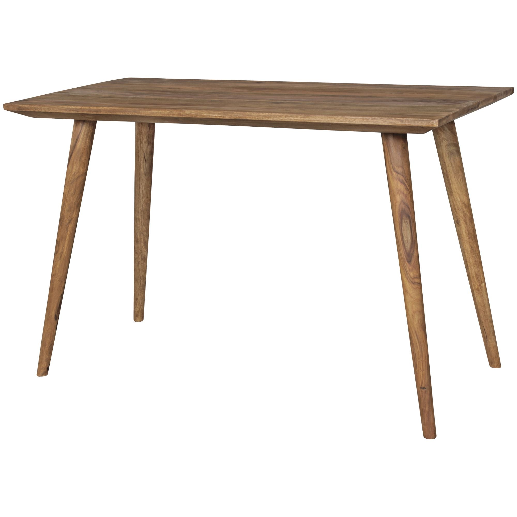 FSCÂ®-certificeret spisebord i massivt sheeshamtræ, 120x60 cm