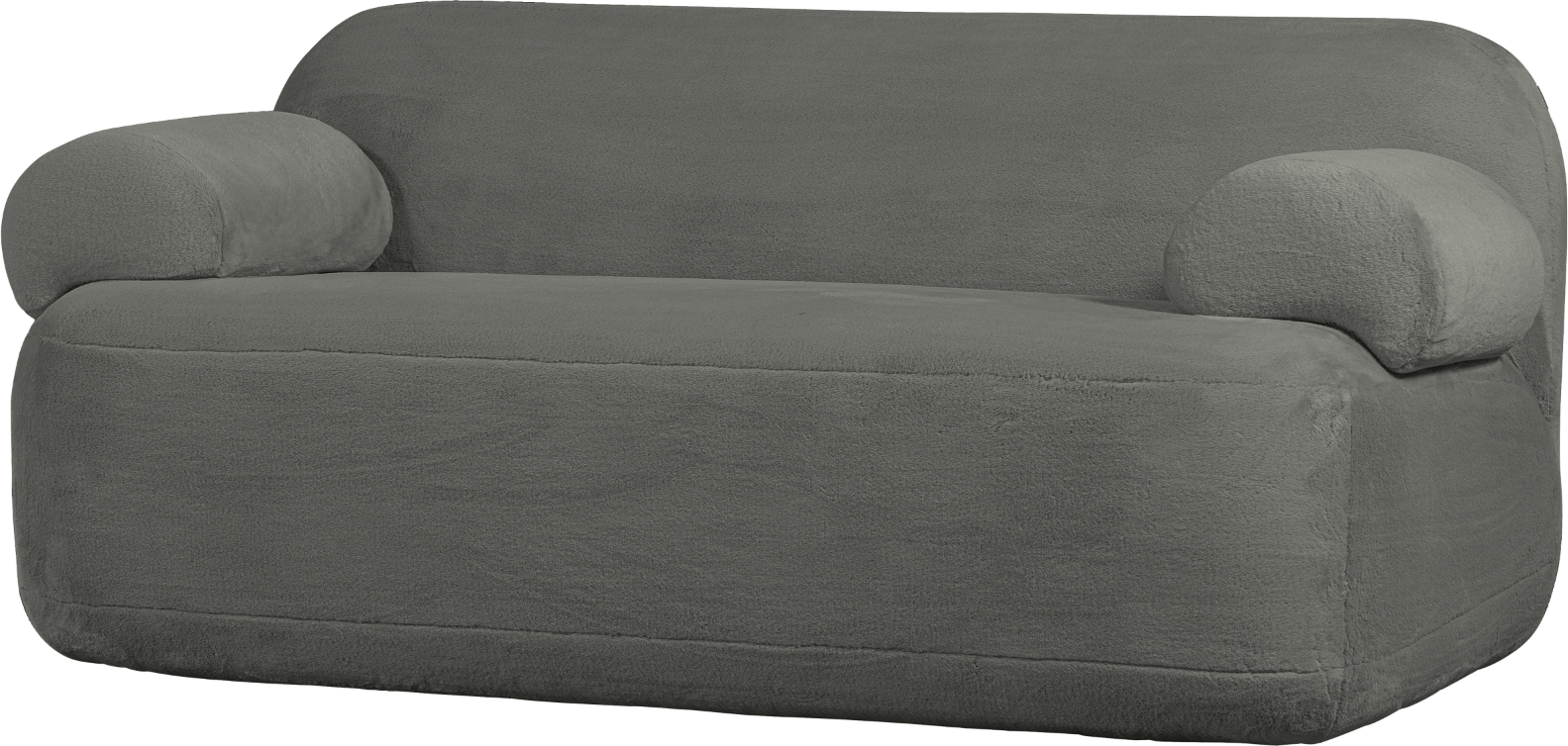 2-personers sofa Jolie fra WOOOD grøn/grå polyester H80xB183xD95 cm